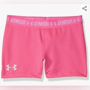 Under Armour Womens UA HeatGear Armour Shorty Cycle Shorts